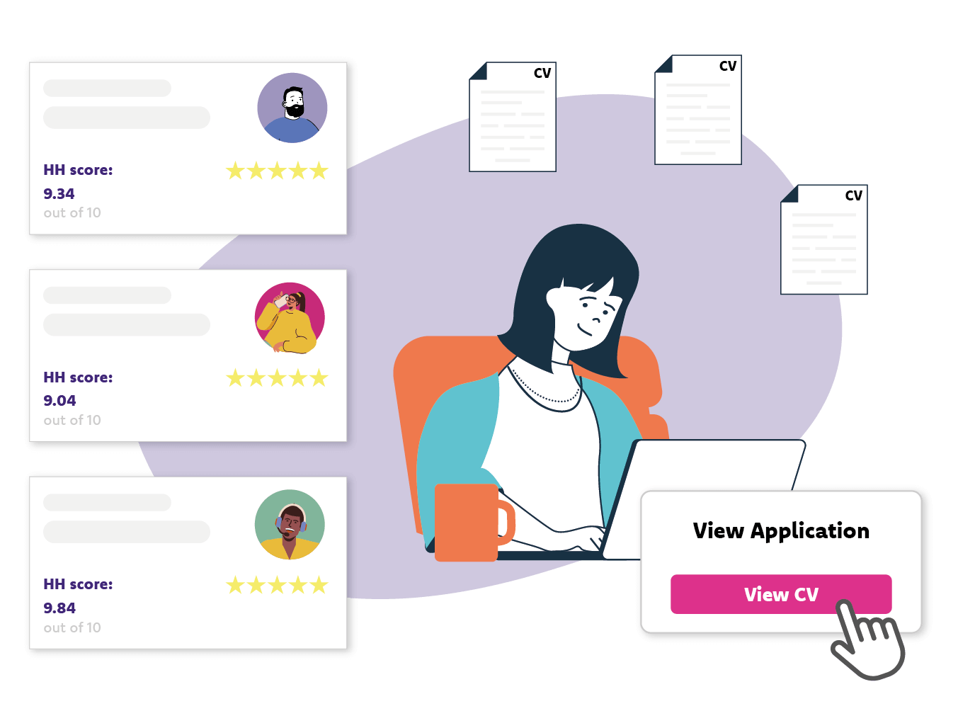 Focused CV Submission Icon