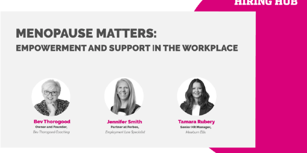 Menopause Matter Webinar